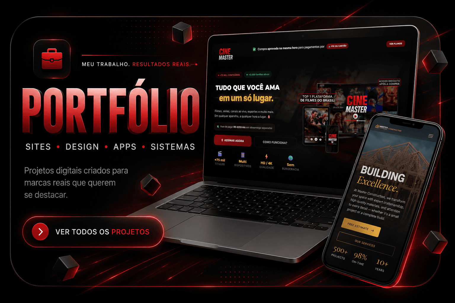 Ver portfólio de sites