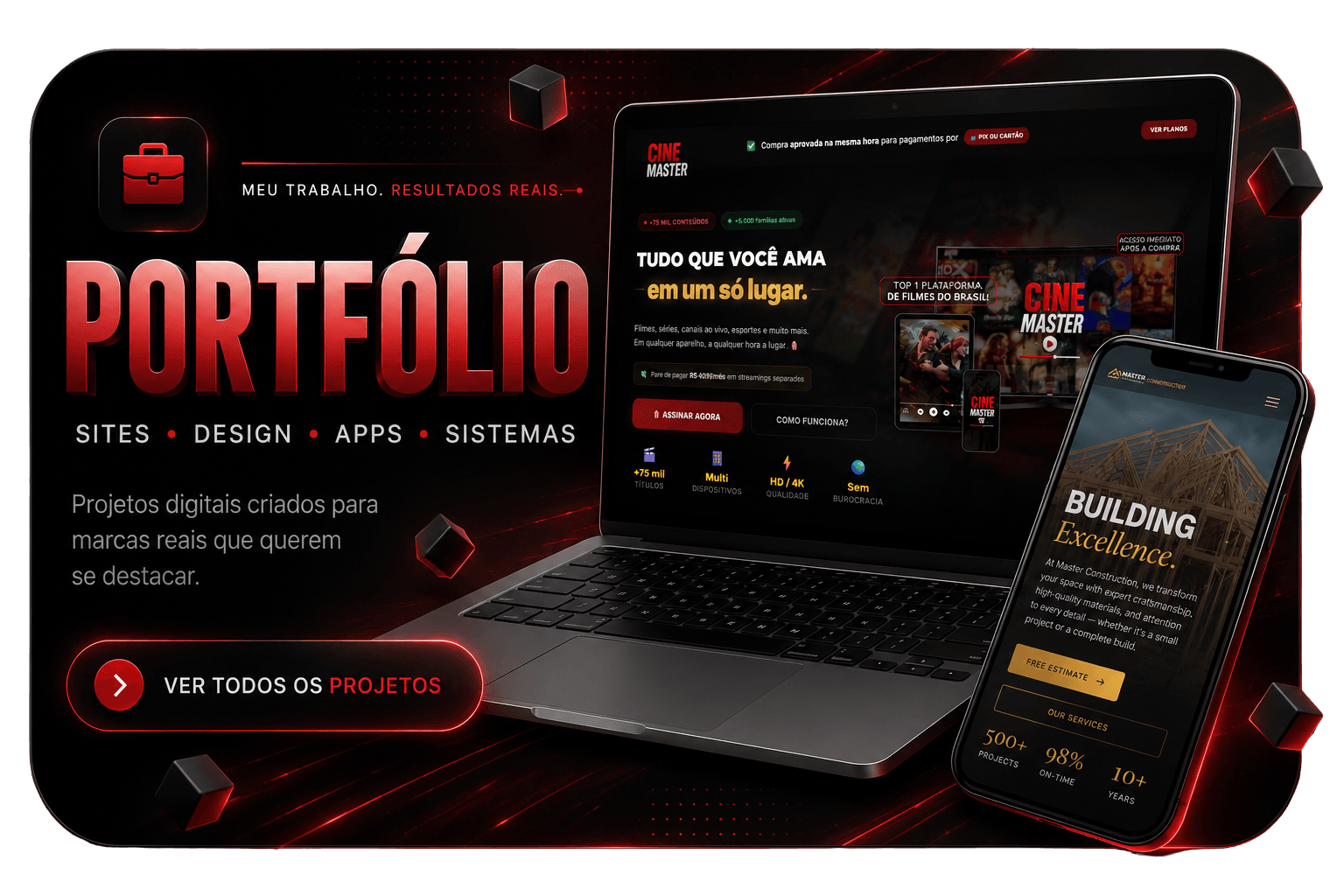 Ver portfólio de sites